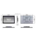 索奇 18.5寸工业显示器 A185WR/WZ/WG - 이미지 5